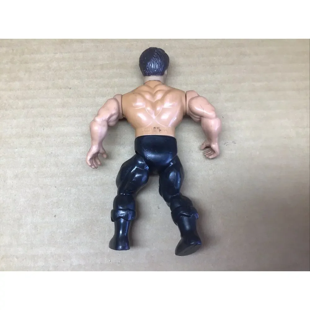 Vintage 1985 Remco AWA Wrestling Action Figure Black Trunks Boots Loose Toy 80s